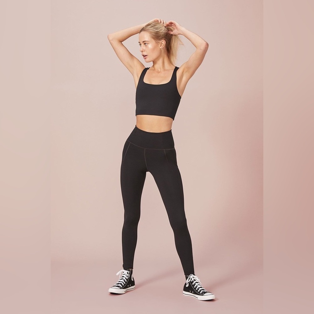 Girlfriend Collective Black High waist a compression Legging 💕